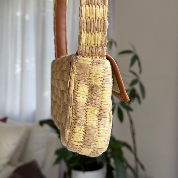 Anthropologie Straw Mini Bag - Picture 4 of 7